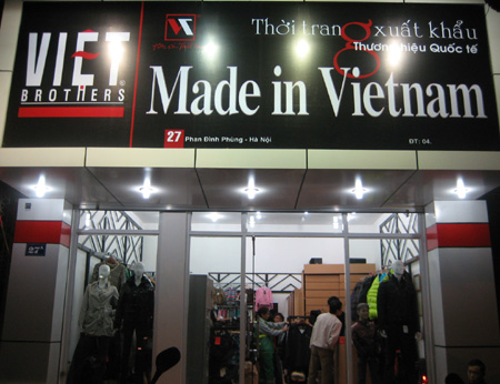 Clothes made in Vietnam